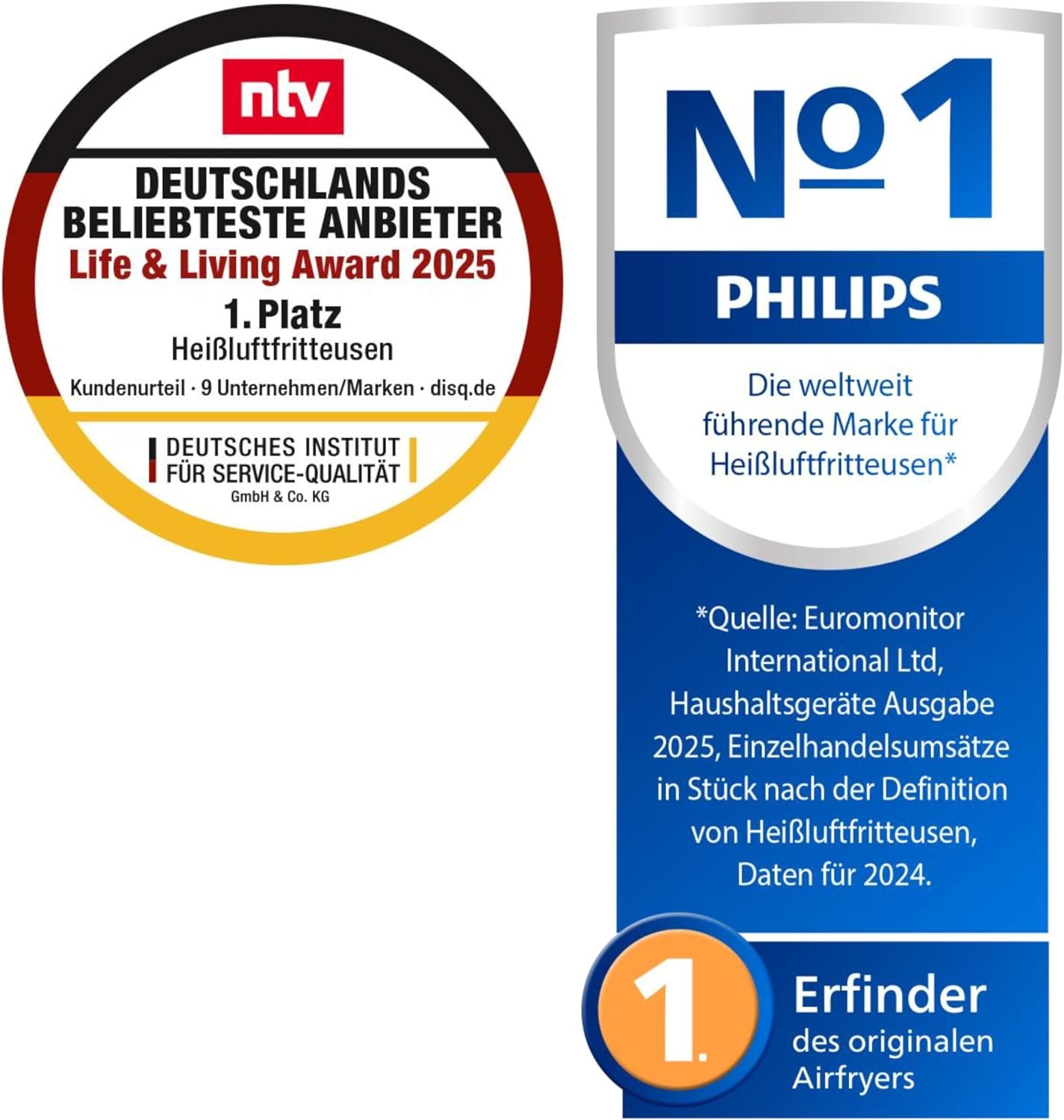Philips Kompakte Heißluftfritteuse 4,2L, 1500W - 34% Rabatt auf Retourenware