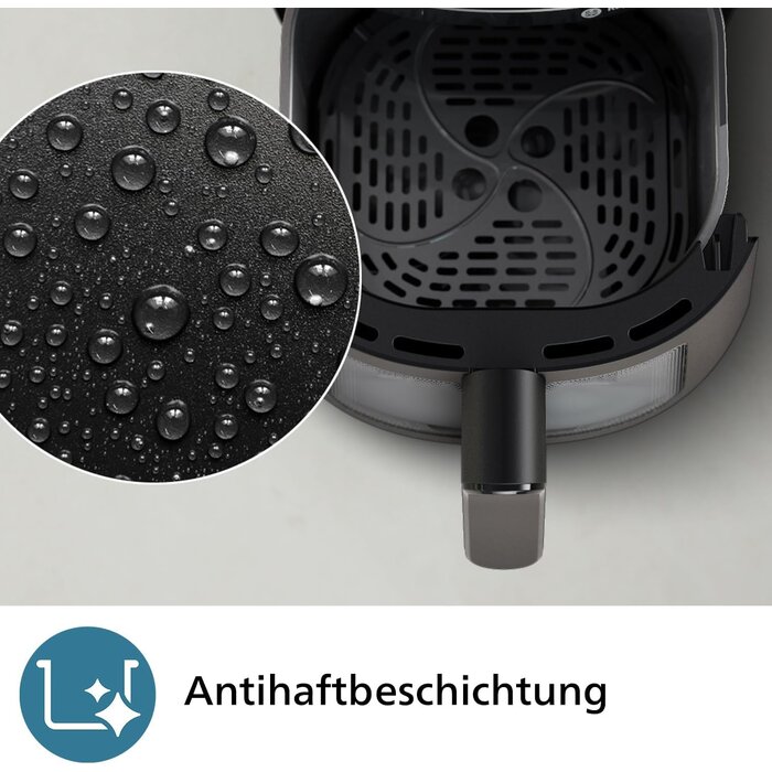 Philips Kompakte Heißluftfritteuse 4,2L, 1500W - 34% Rabatt auf Retourenware