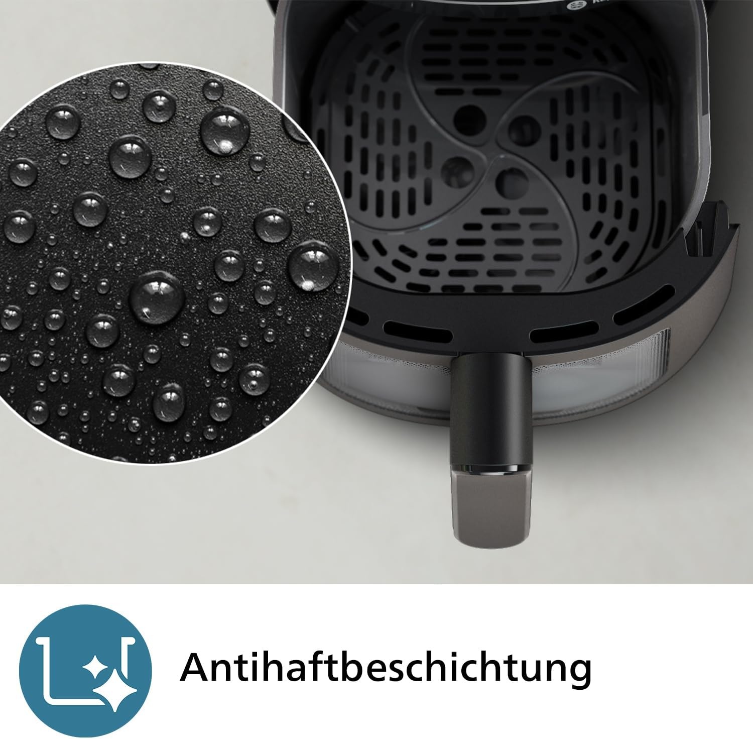 Philips Kompakte Heißluftfritteuse 4,2L, 1500W - 34% Rabatt auf Retourenware