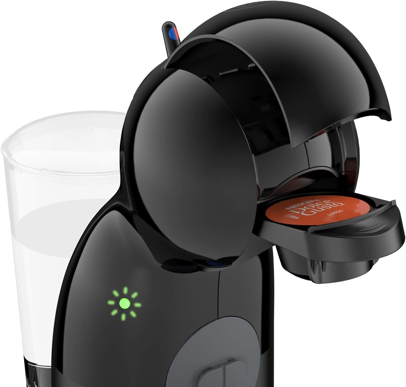 Kompakte Kapselkaffeemaschine - Schwarz - 33% Rabatt