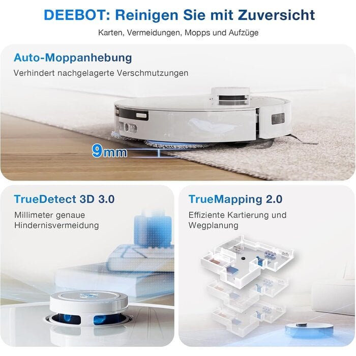 Saug- und Wischroboter T30 PRO OMNI - 35% Rabatt - Silber