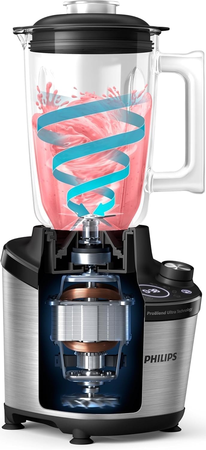 Philips Hochleistungs-Standmixer 1500W, 2L, Touch-Display - 34% Rabatt