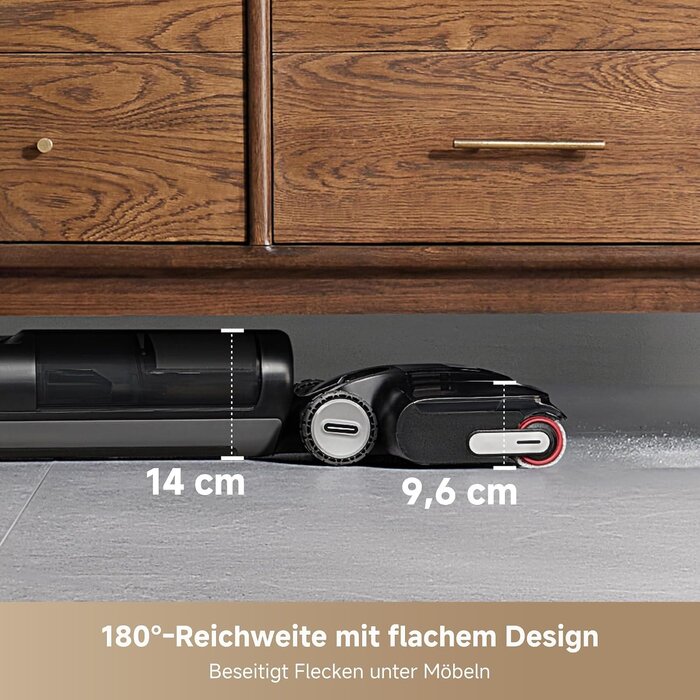 Nass- und Trockensauger 18.000 Pa, 180° flach legbar - 35% Rabatt