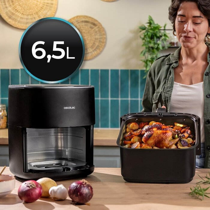 Heißluftfritteuse & Grill 6,5L 2200W Duoheat - 34% Rabatt