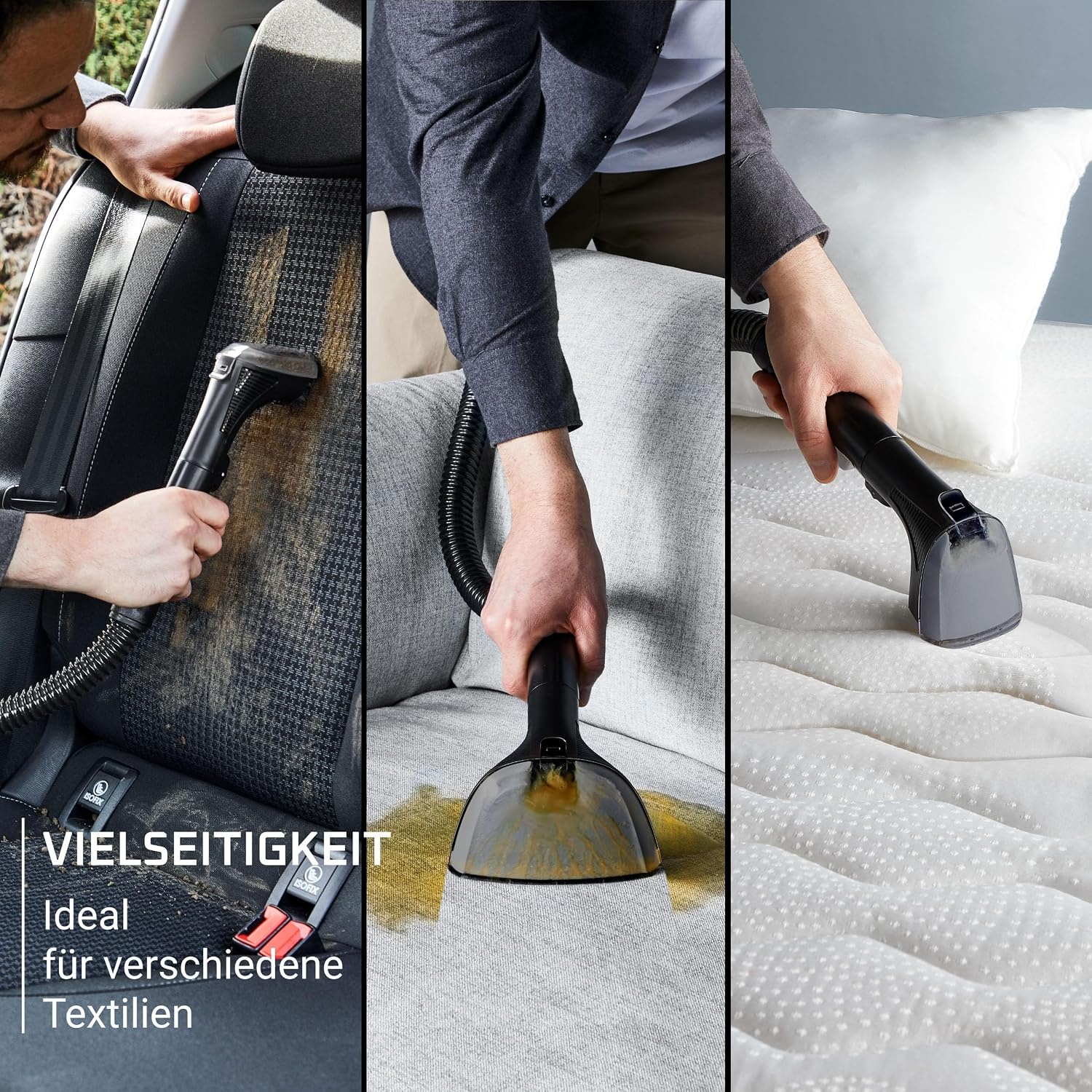 Tragbarer Fleckenreiniger 400 W, Polster- & Teppichreiniger - 34% Rabatt