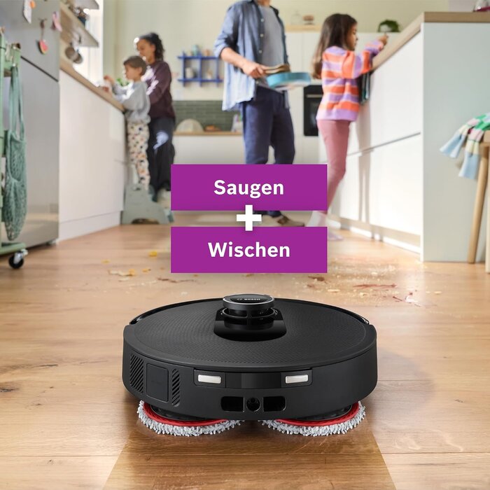 Bosch Saug- und Wischroboter mit 11.000 Pa, Smart Navigation - 35% Rabatt