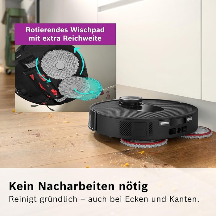Bosch Saug- und Wischroboter mit 11.000 Pa, Smart Navigation - 35% Rabatt