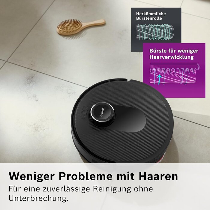 Bosch Saug- und Wischroboter mit 11.000 Pa, Smart Navigation - 35% Rabatt