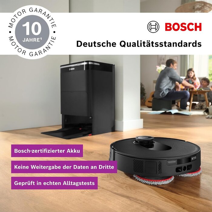 Bosch Saug- und Wischroboter mit 11.000 Pa, Smart Navigation - 35% Rabatt