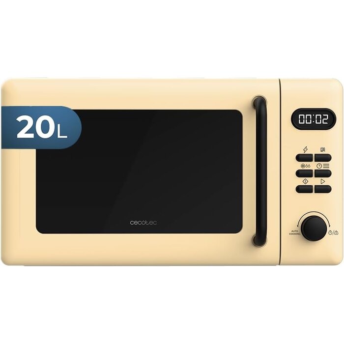 Cecotec Mikrowelle mit Grill 20L 700W Grün - 34% Rabatt - Ausgepackt