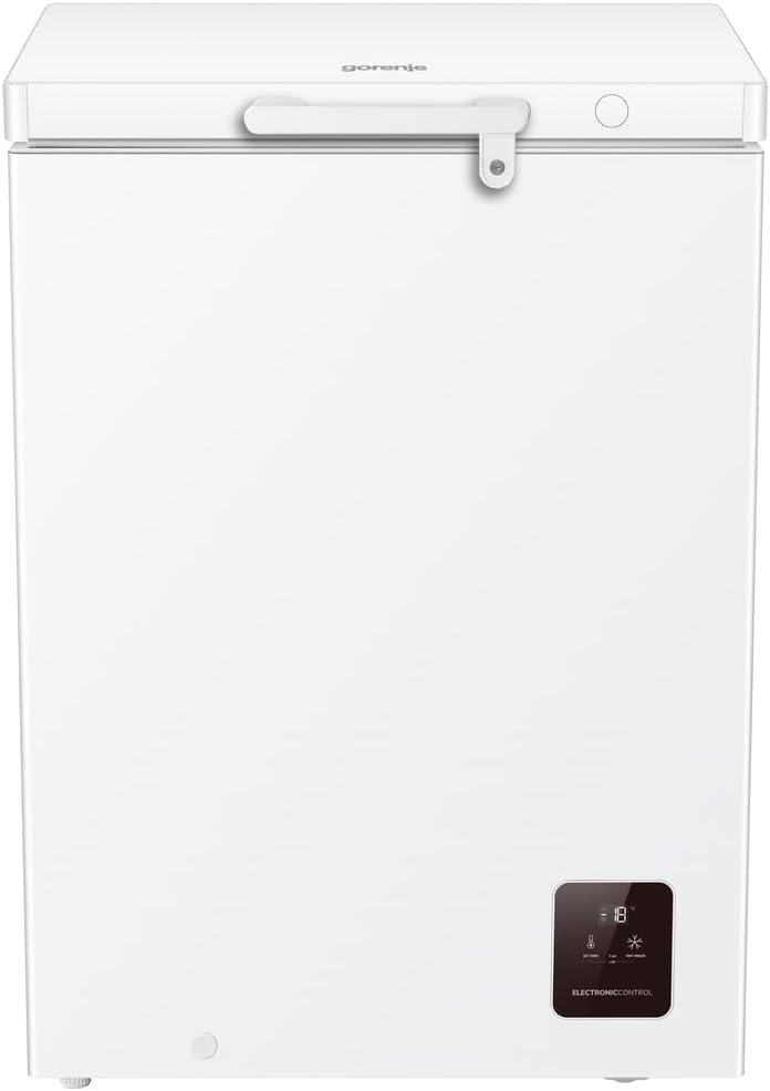 Gefriertruhe 141L, 37dB, FastFreeze, FreezeProtect - Weiß - 35% Rabatt