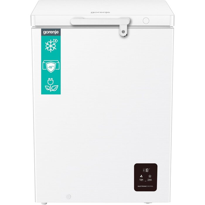 Gefriertruhe 141L, 37dB, FastFreeze, FreezeProtect - Weiß - 35% Rabatt