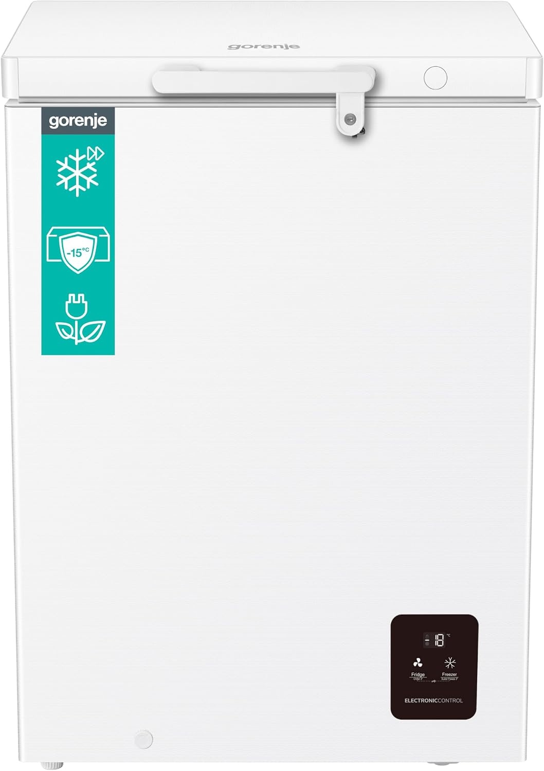 Gefriertruhe 141L, 37dB, FastFreeze, FreezeProtect - Weiß - 35% Rabatt