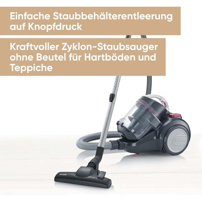 Beutelloser Zyklon-Staubsauger 800W - 34% Rabatt auf Ausgepackt-Modell