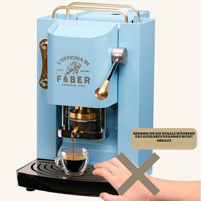 E.S.E.-Pad-Espressomaschine 44 mm, Türkis, 1,3L - 35% Rabatt
