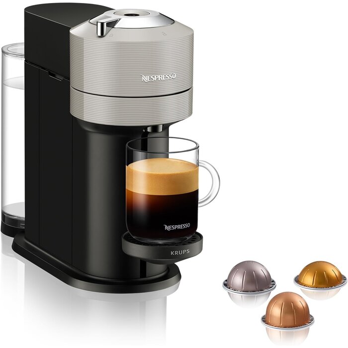 Kaffeekapselmaschine Vertuo Next Hellgrau - 35% Rabatt