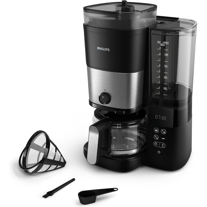 Philips Premium Filterkaffeemaschine mit Mahlwerk - 35% Rabatt