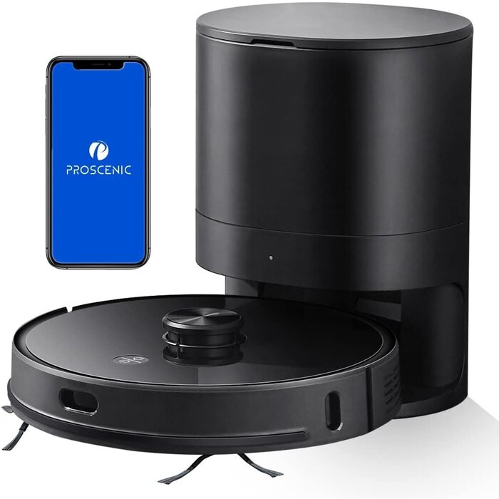 Saugroboter mit Laser-Navigation & Wischfunktion - Schwarz - 35% Rabatt