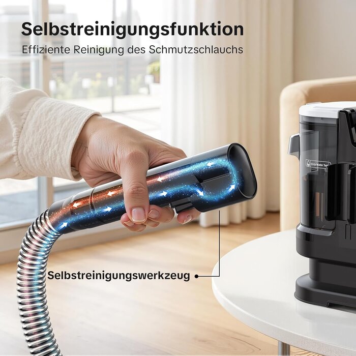 Polsterreiniger mit Warmwasserfunktion - 34% Rabatt - 1400W