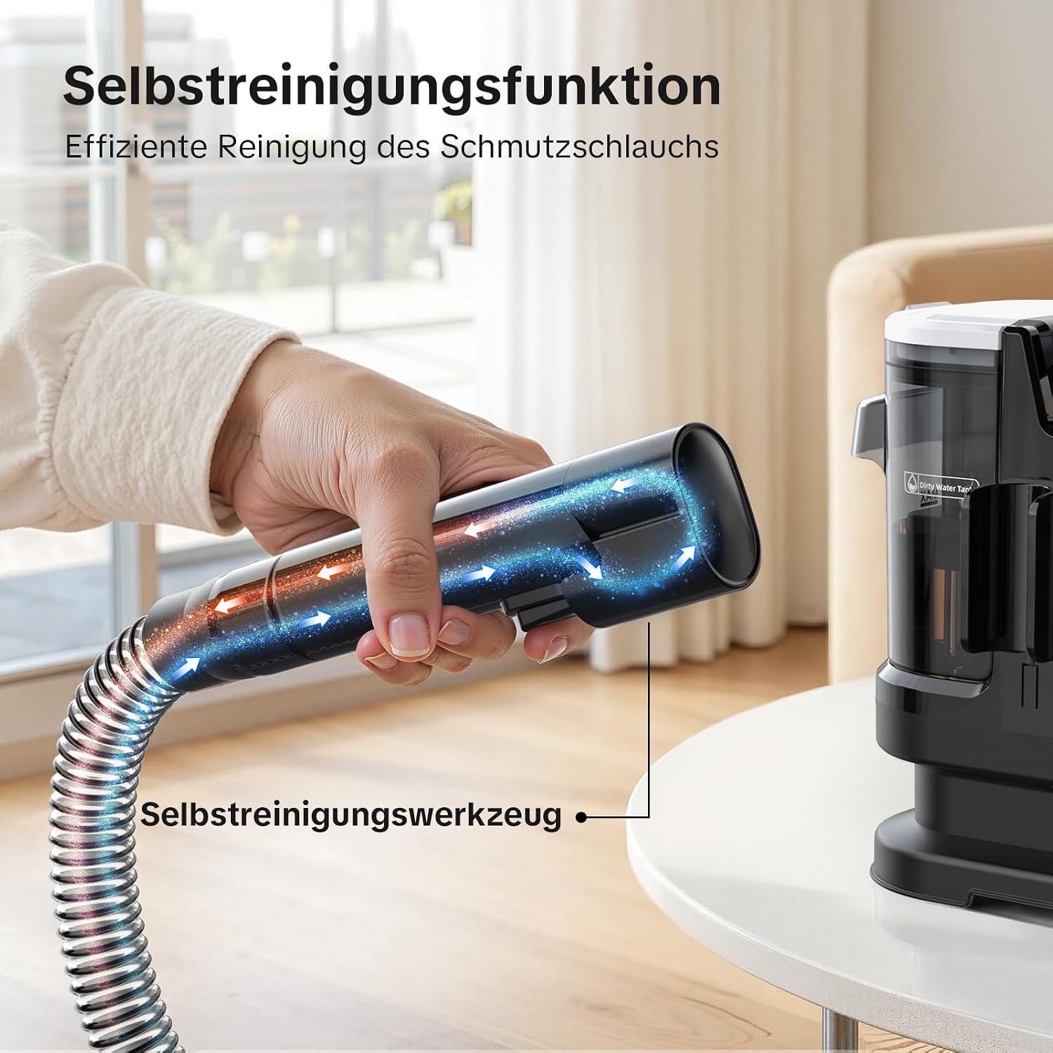 Polsterreiniger mit Warmwasserfunktion - 34% Rabatt - 1400W