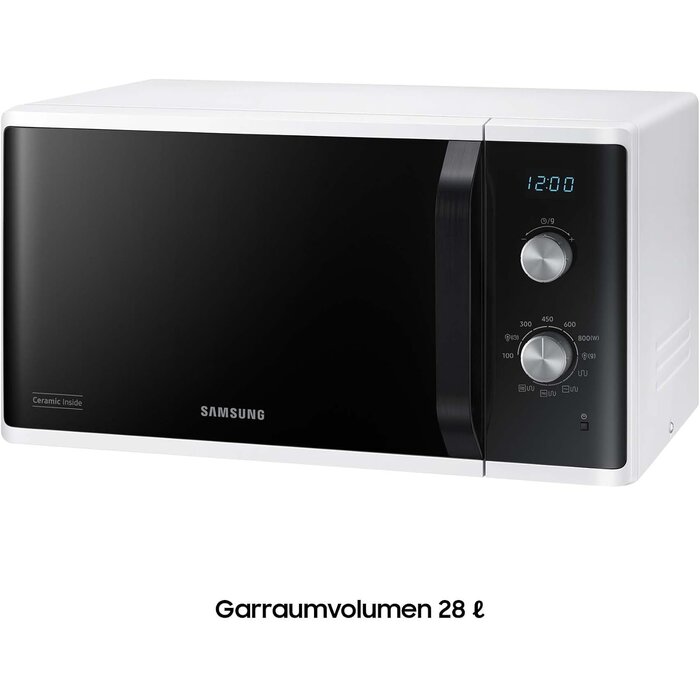 Mikrowelle mit Grill 23L 800W, Weiß - 35% Rabatt