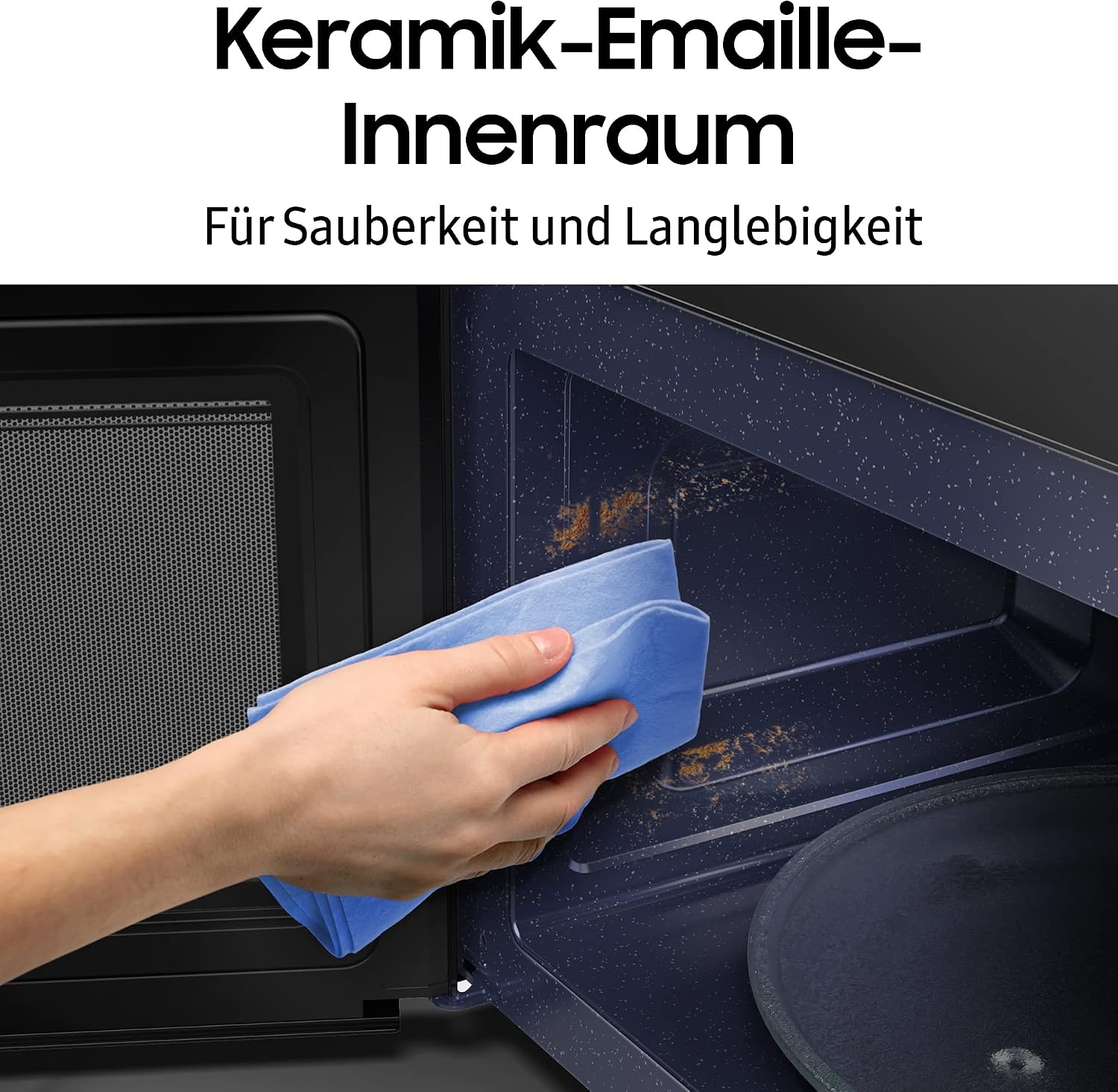 Mikrowelle mit Grill 23L 800W, Weiß - 35% Rabatt