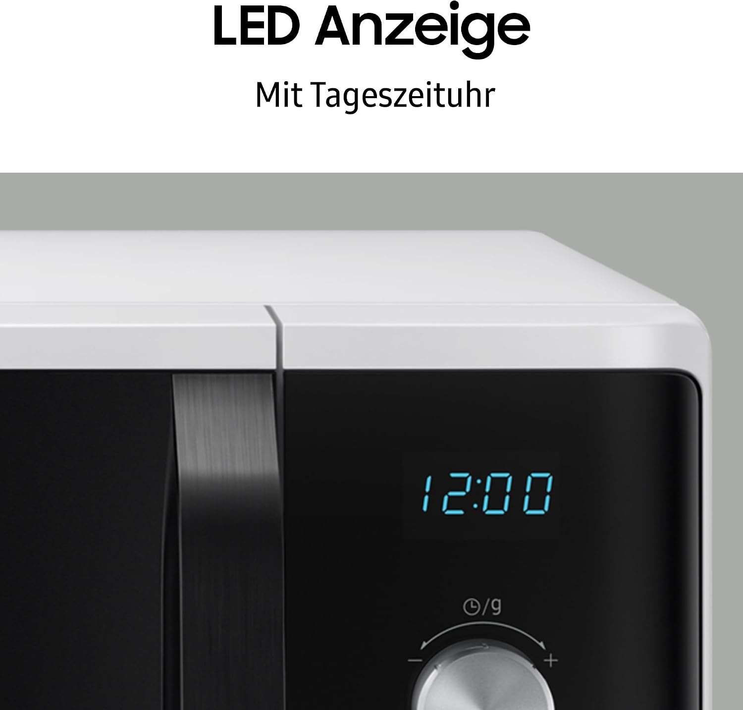 Mikrowelle mit Grill 23L 800W, Weiß - 35% Rabatt