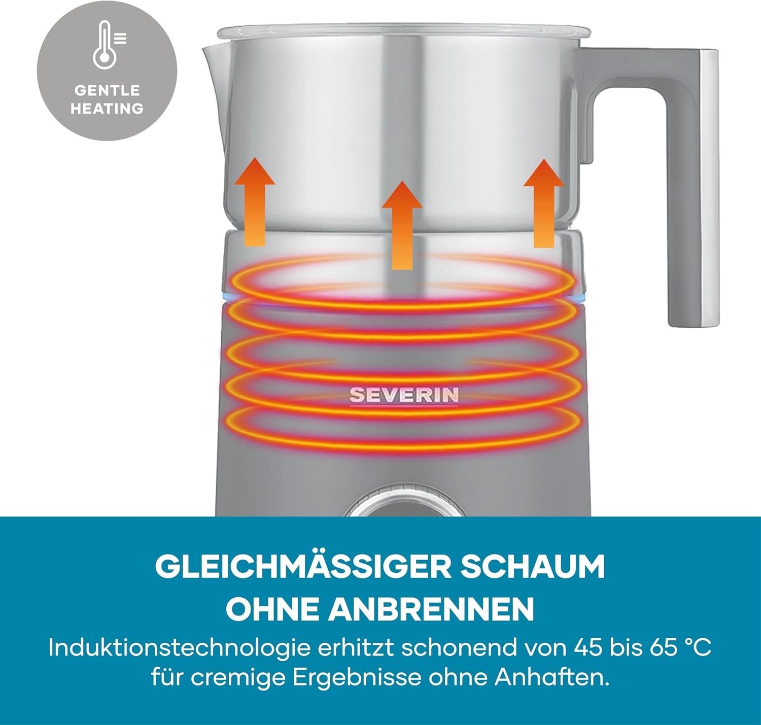Induktions-Milchaufschäumer 700 ml - 13 Programme - OLED - 34% Rabatt