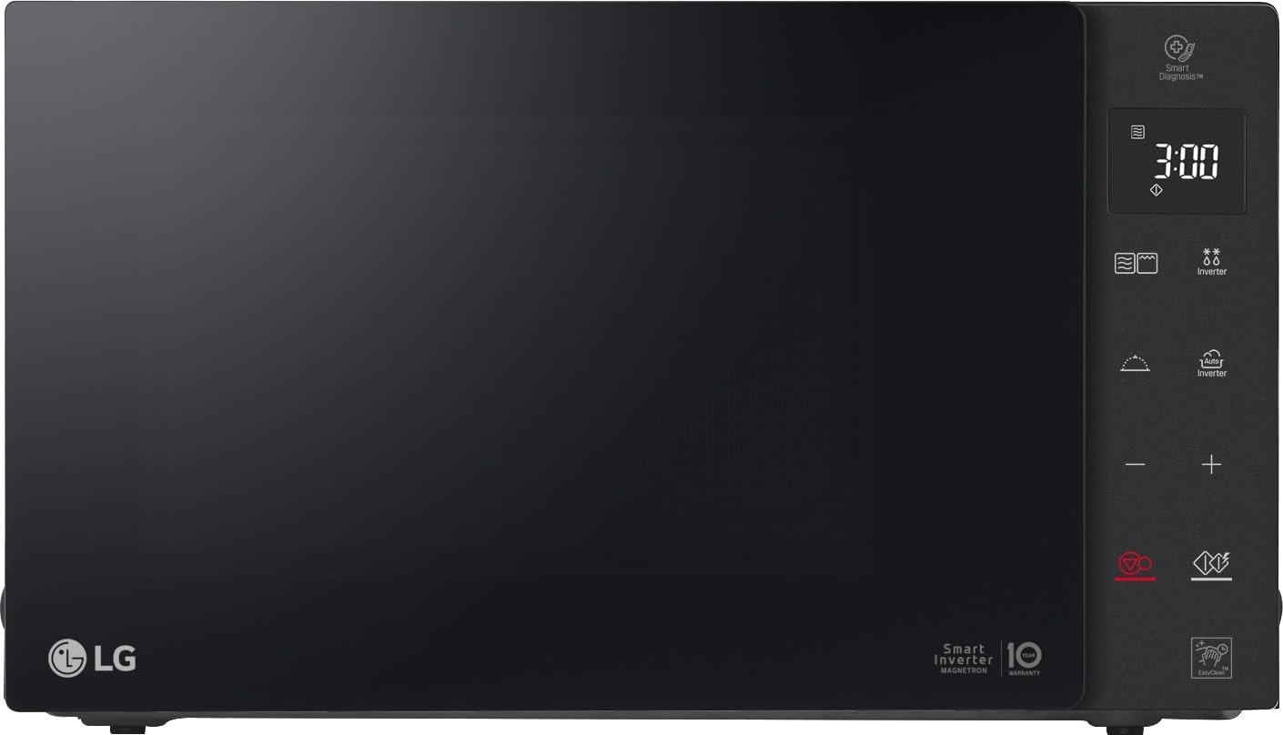 Mikrowelle mit Grill 25L 1000W - Schwarz - 34% Rabatt - Ausgepackt