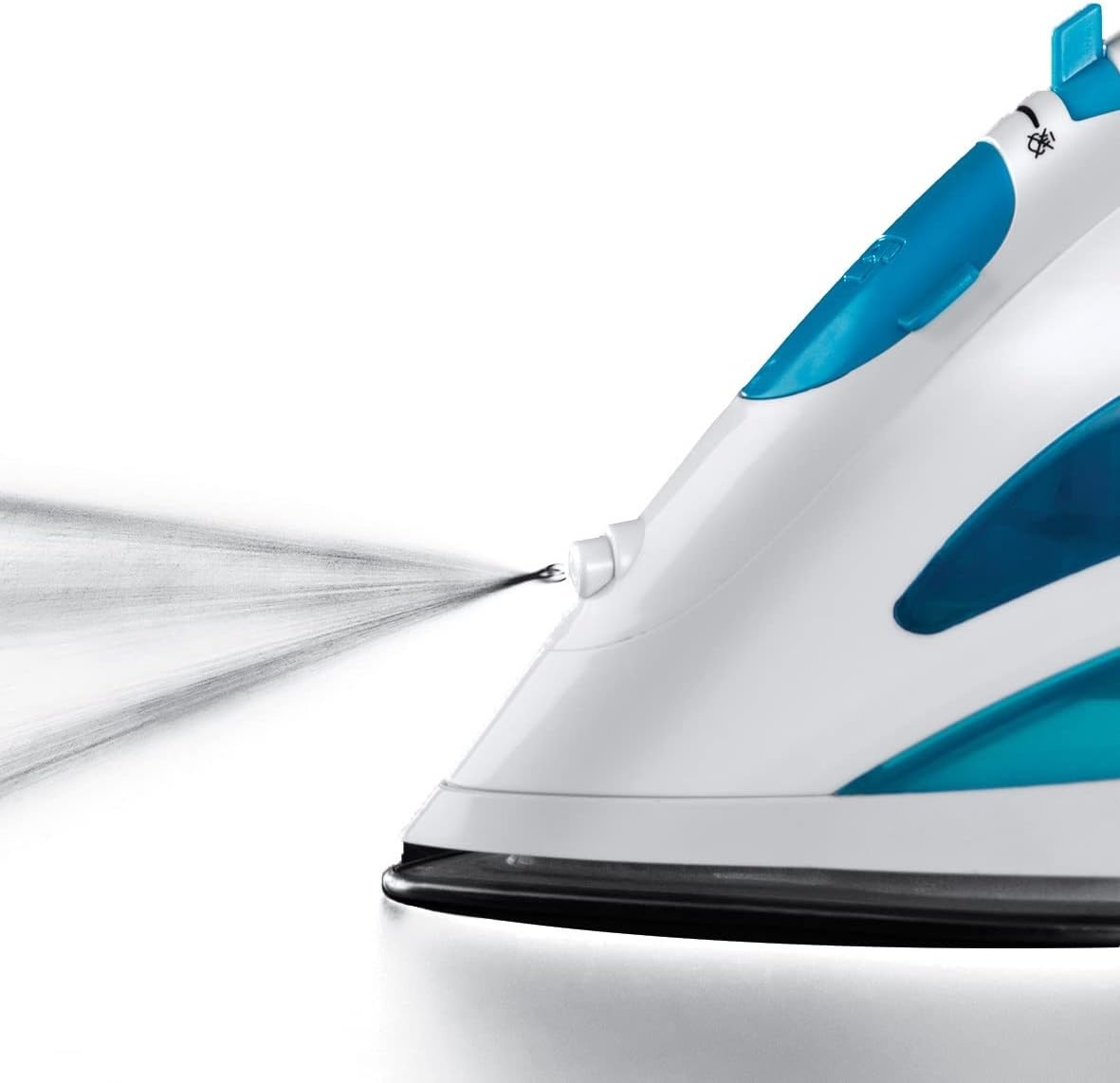Dampfbügeleisen 2600W Keramiksohle Blau - 31% Rabatt