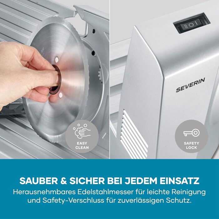 Edelstahl-Allesschneider mit Solingen-Messer - 34% Rabatt