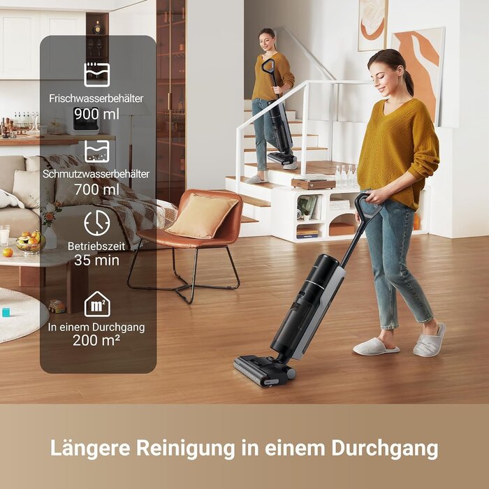 Kabelloser Nass- & Trockensauger - 35% Rabatt - 16.000 Pa Selbstreinigung