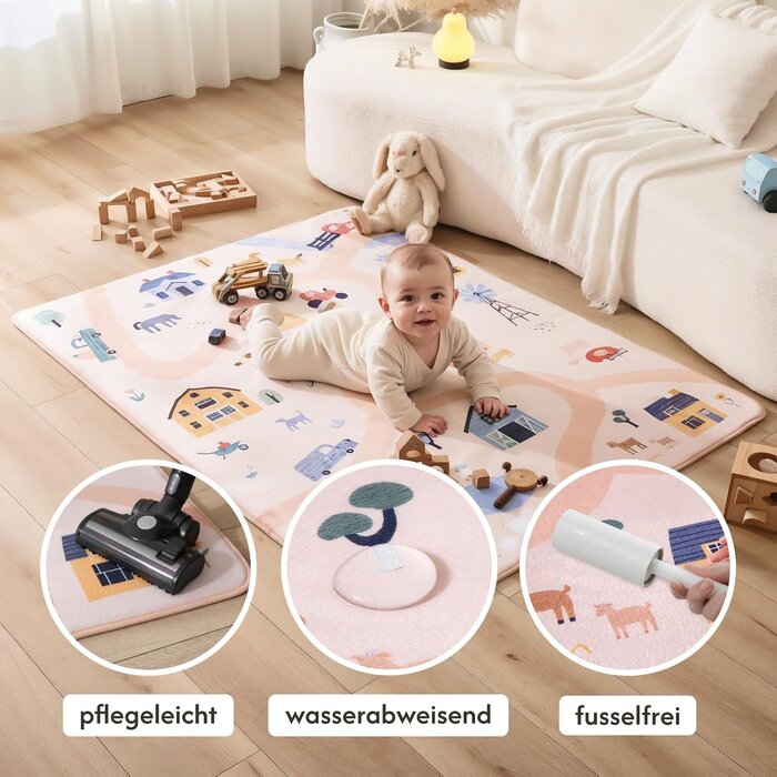 Bauernhof Spielmatte 160x120cm - 33% Rabatt - Weich & Rutschfest