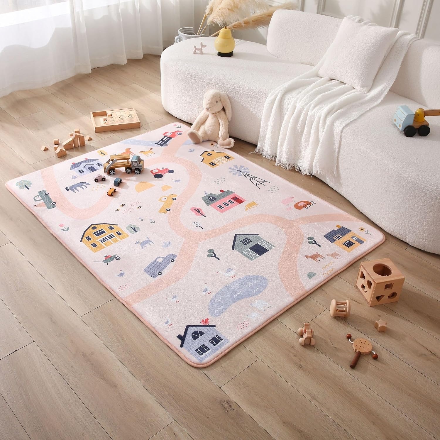 Bauernhof Spielmatte 160x120cm - 33% Rabatt - Weich & Rutschfest