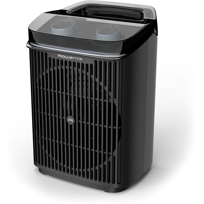 Leiser 2400W Badheizlüfter, Schwarz - 34% Rabatt auf Retourenware