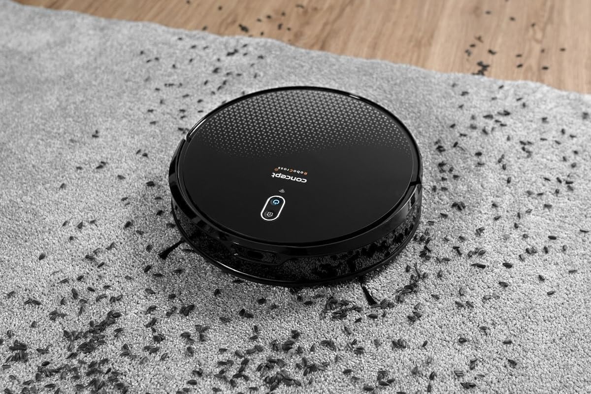Saug- und Wischroboter VR3300, 7,6 cm ultraflach, Schwarz - 35% Rabatt