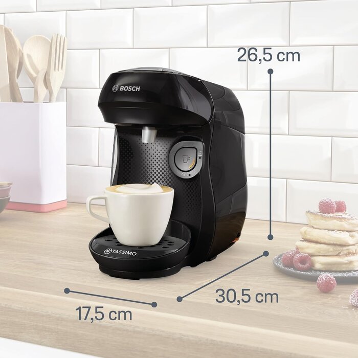 Kapselkaffeemaschine 1400W Schwarz - 33% Rabatt