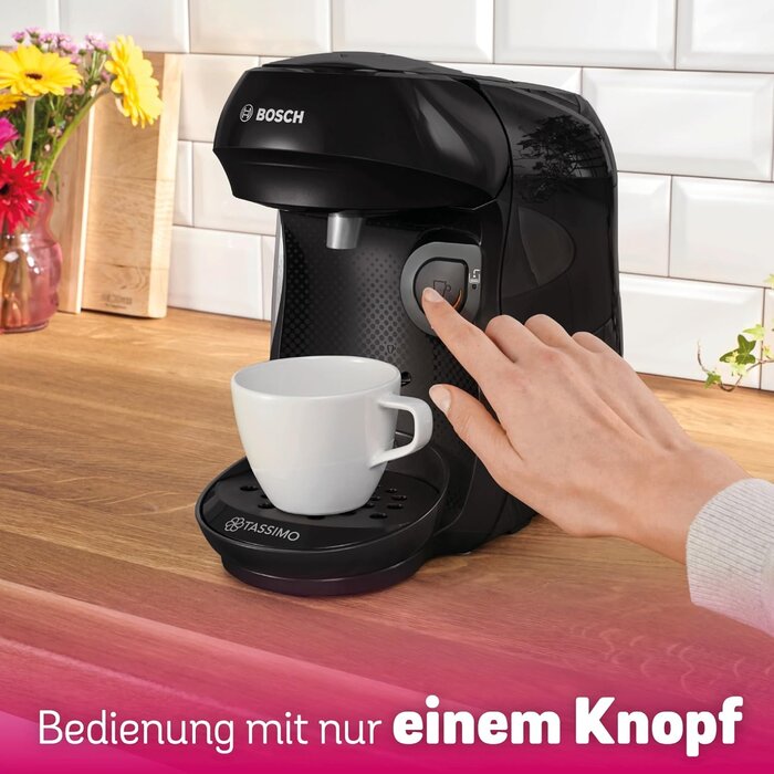 Kapselkaffeemaschine 1400W Schwarz - 33% Rabatt