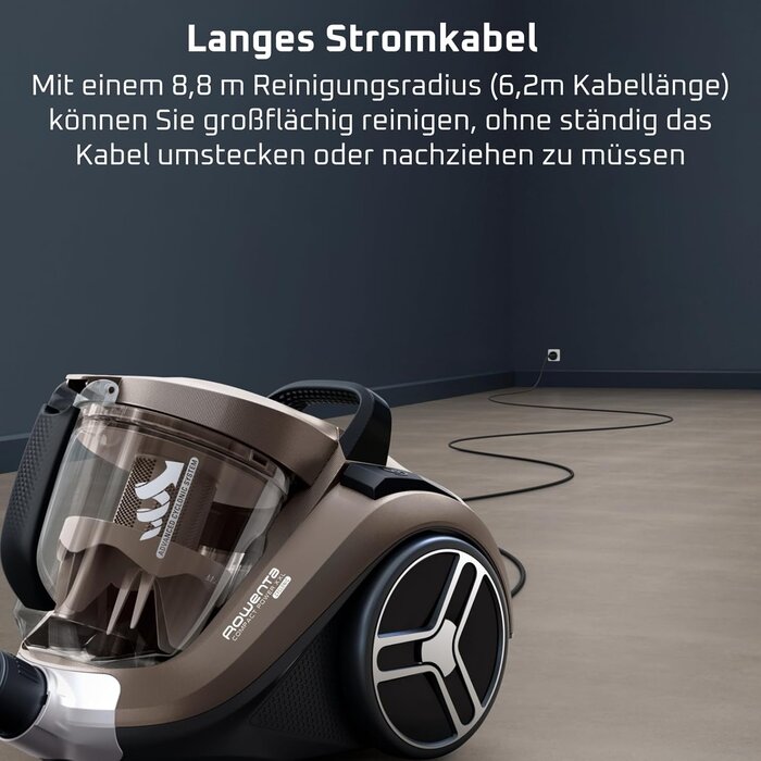 Beutelloser 900W Staubsauger mit Tierhaar-Set - Bronze - 35% Rabatt