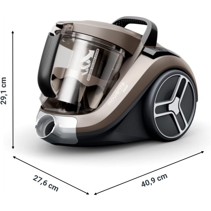 Beutelloser 900W Staubsauger mit Tierhaar-Set - Bronze - 35% Rabatt
