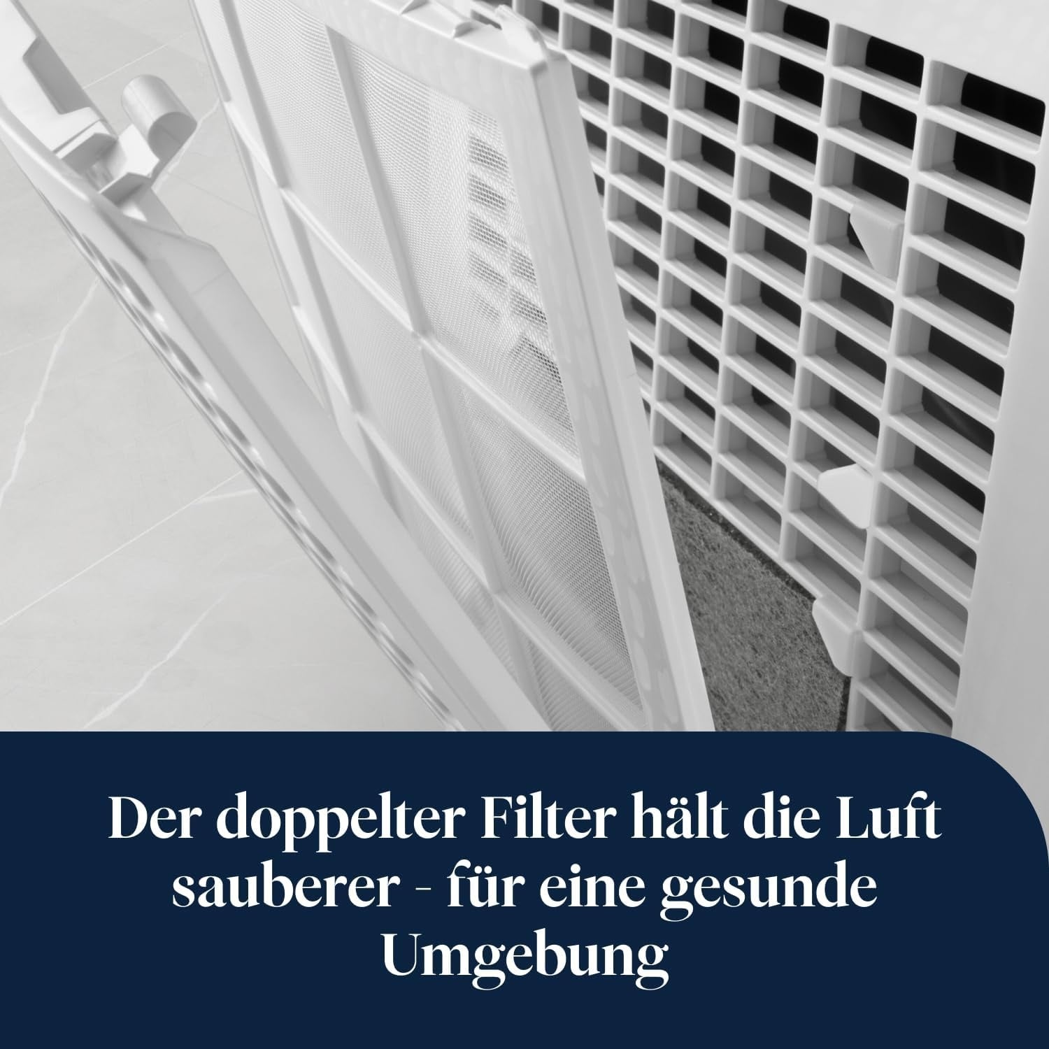 Leiser Luftentfeuchter mit Wäschetrocknung, 10L/Tag - 35% Rabatt
