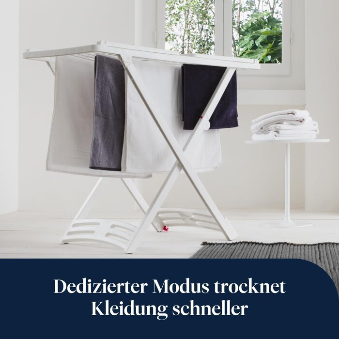 Leiser Luftentfeuchter mit Wäschetrocknung, 10L/Tag - 35% Rabatt