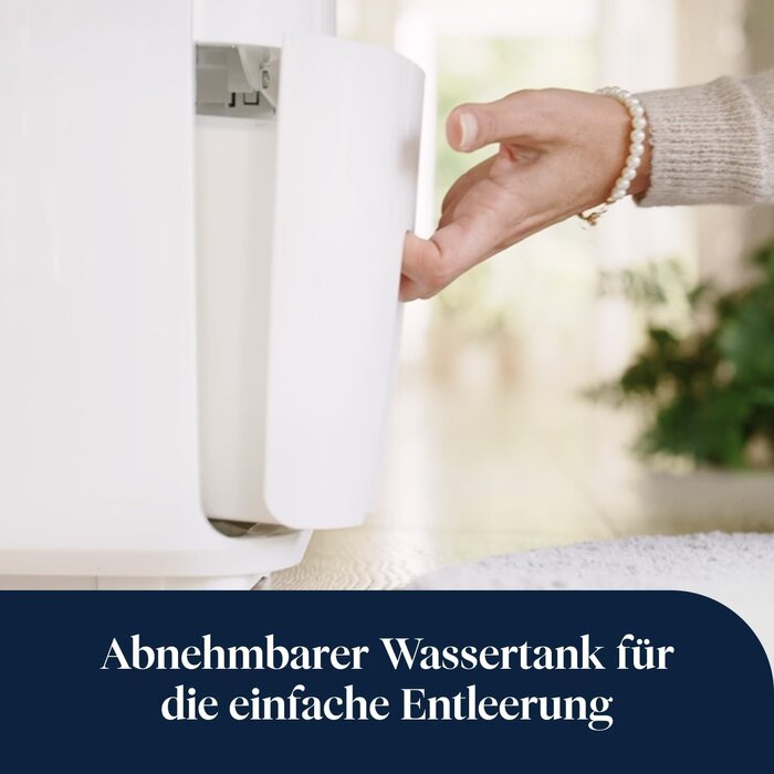 Leiser Luftentfeuchter mit Wäschetrocknung, 10L/Tag - 35% Rabatt