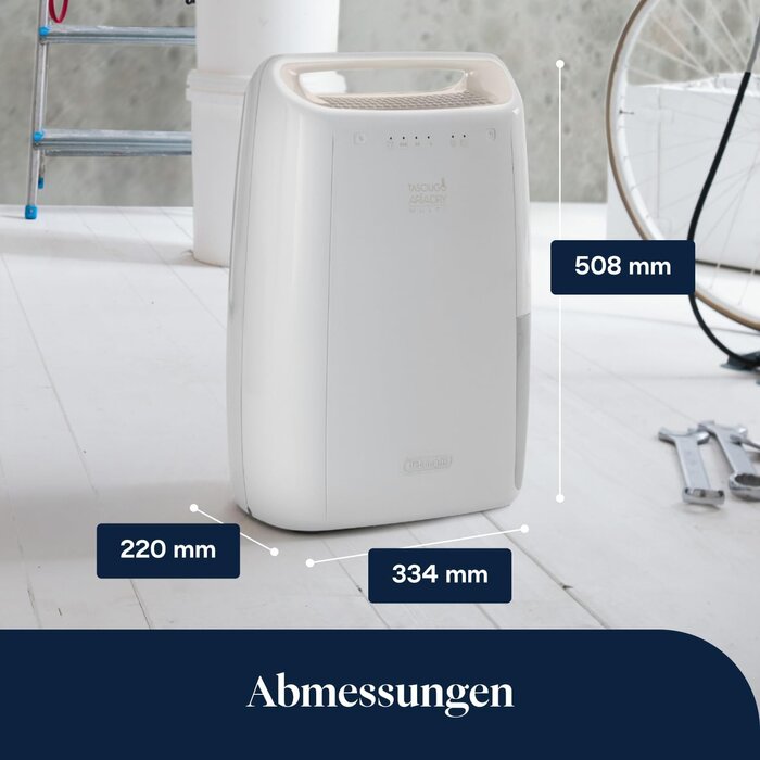 Leiser Luftentfeuchter mit Wäschetrocknung, 10L/Tag - 35% Rabatt