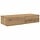 Wandregal mit Schubladen, 80x33x17 cm, Handwerkereiche - 34% Rabatt