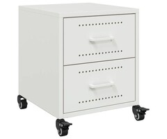 Vidaxl Design Nachtschrank mit 2 Schubladen in Weiß - 34% Rabatt