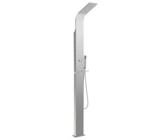 Vidaxl Gartendusche gebogen Edelstahl 210cm - 35% Rabatt