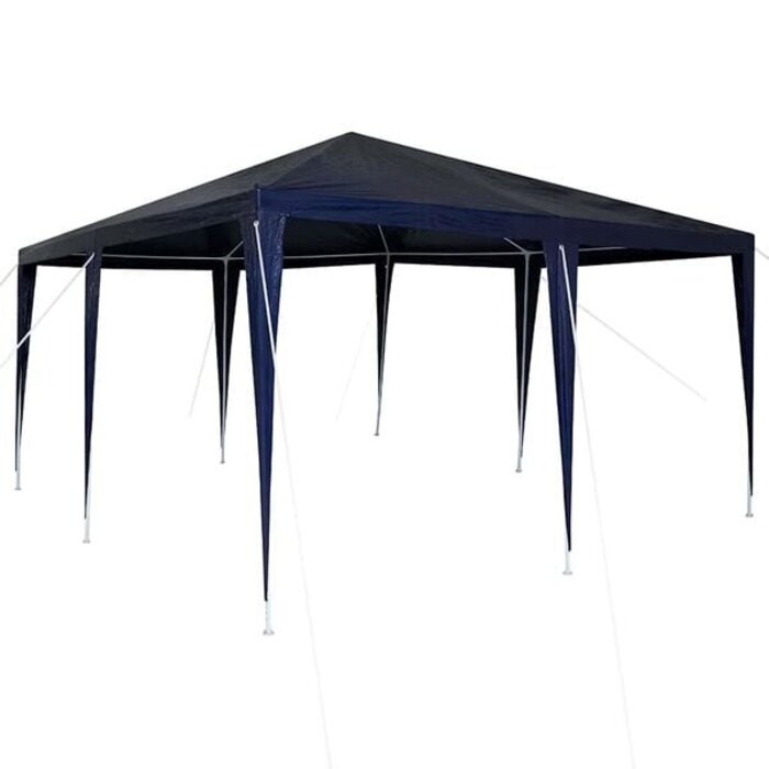 Vidaxl Partyzelt Blau 400x400cm - 34% Rabatt - Gartenpavillon für Events