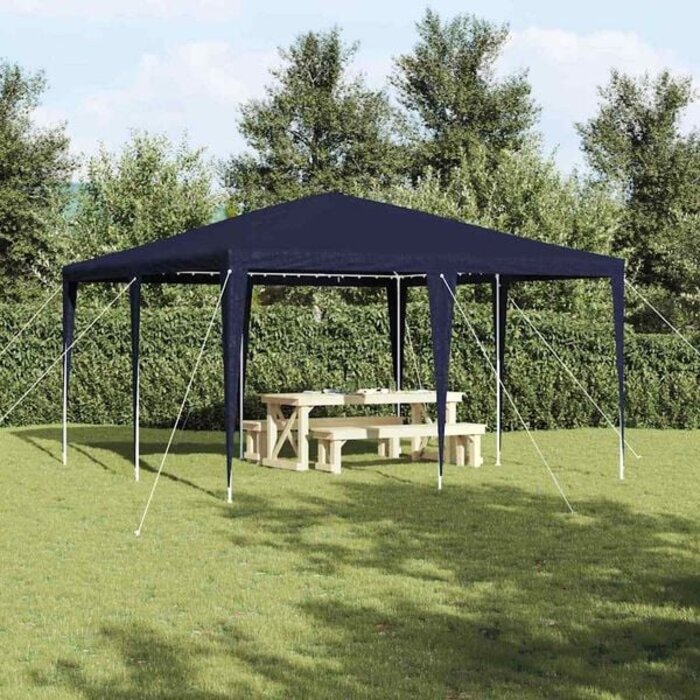 Vidaxl Partyzelt Blau 400x400cm - 34% Rabatt - Gartenpavillon für Events