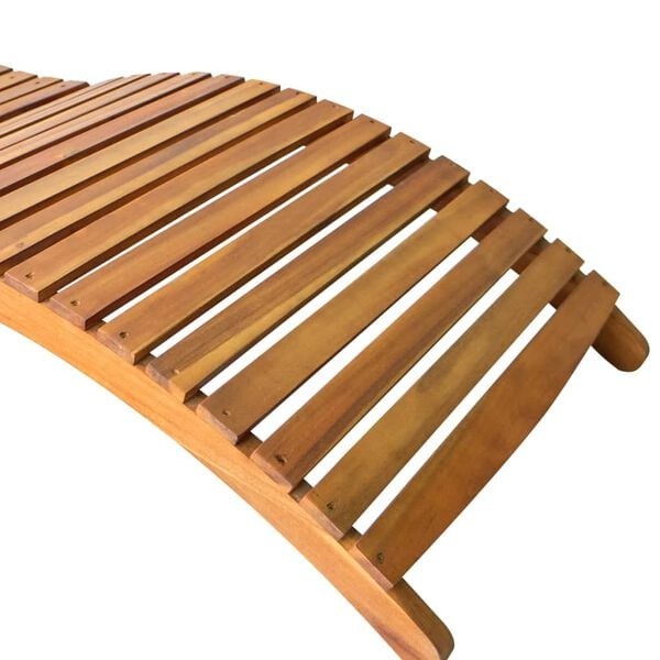 Vidaxl Sonnenliege aus Akazienholz - 184 x 55 x 64 cm - 35% Rabatt